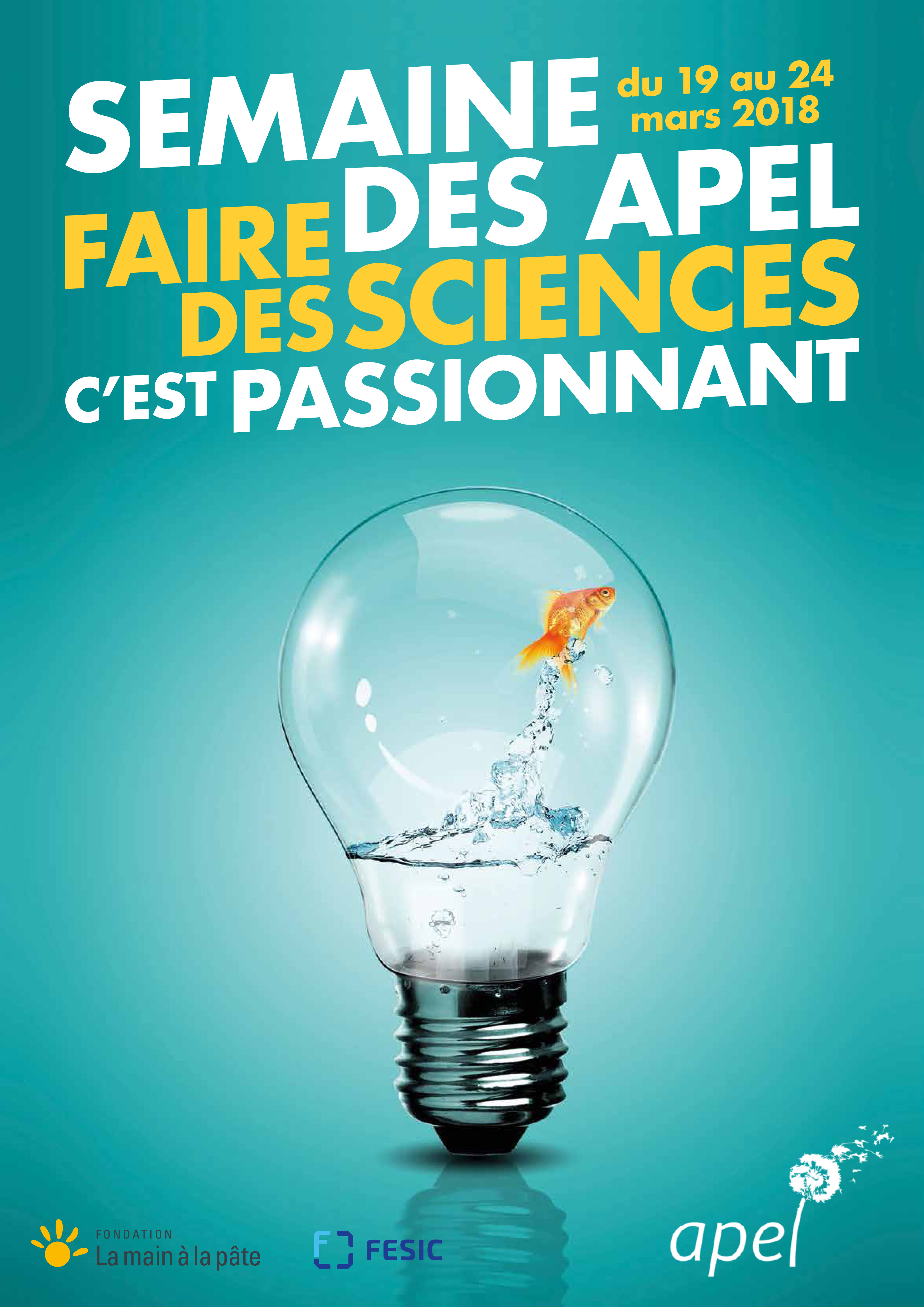 SEMAINE DES APEL : Faire des sciences, c’est passionnant !