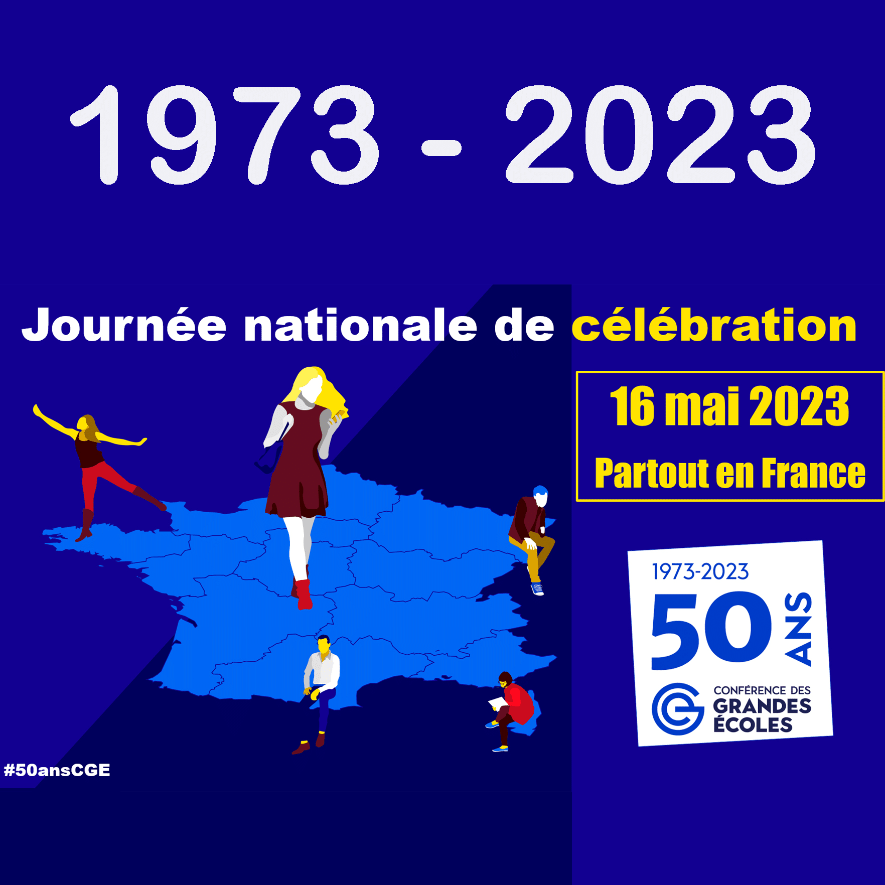 Ce 16 mai 2023, les Grandes écoles célèbrent les 50 ans de la CGE !