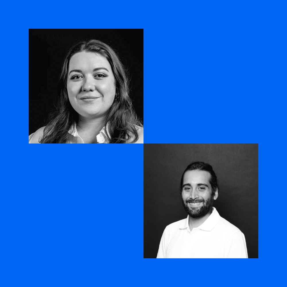 Nolwenn BONNET, chargée de mission Learning XP, et Julien TALLEDO, chargé de vie associative EFREI